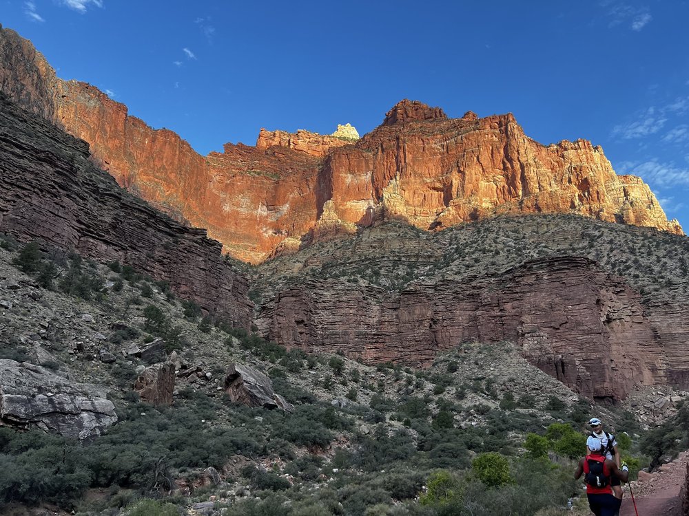 Sunrise as we emerge from the Box