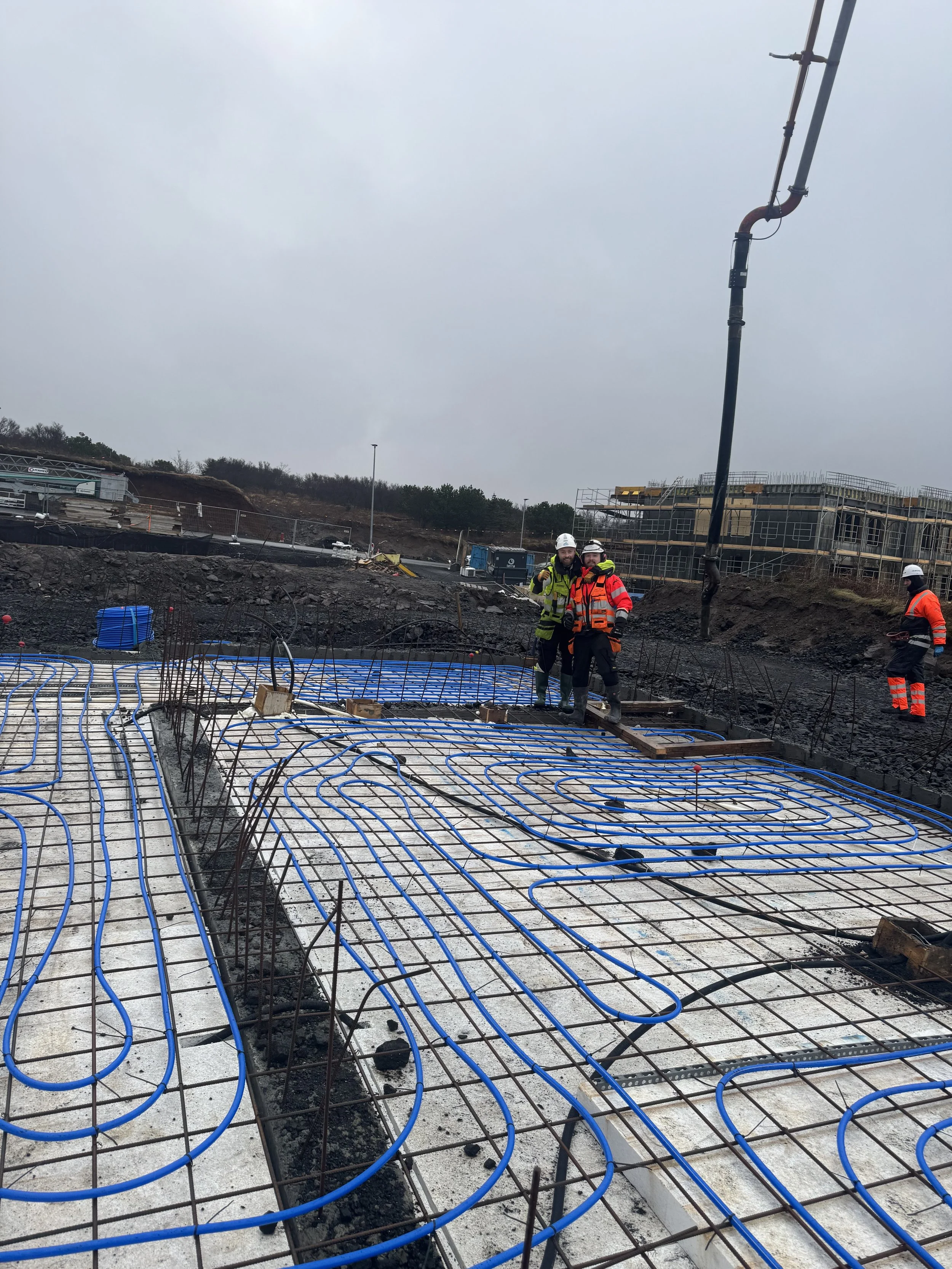 Feðgarnir í plötusteypu