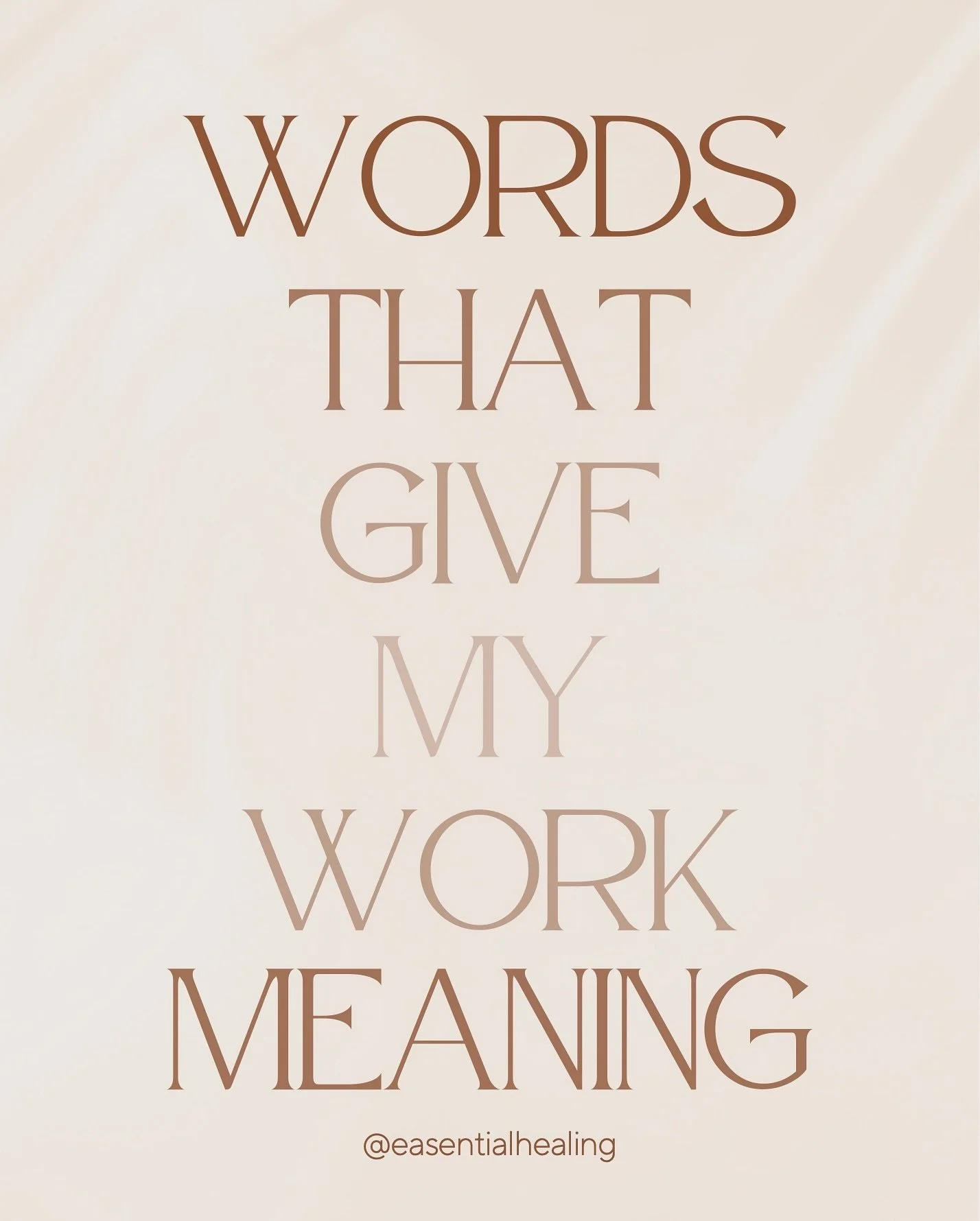 Love notes from work and nature&hellip; 🥹🤍

My purpose is to create a space for others to experience their whole being and to reconnect with their inner wisdom.

These words are a testimony to their willingness to experience their truth and return 