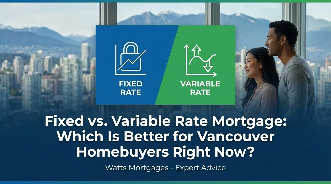 Fixed vs. Variable Rate Mortgage: Which Is Better for Vancouver Homebuyers Right Now?