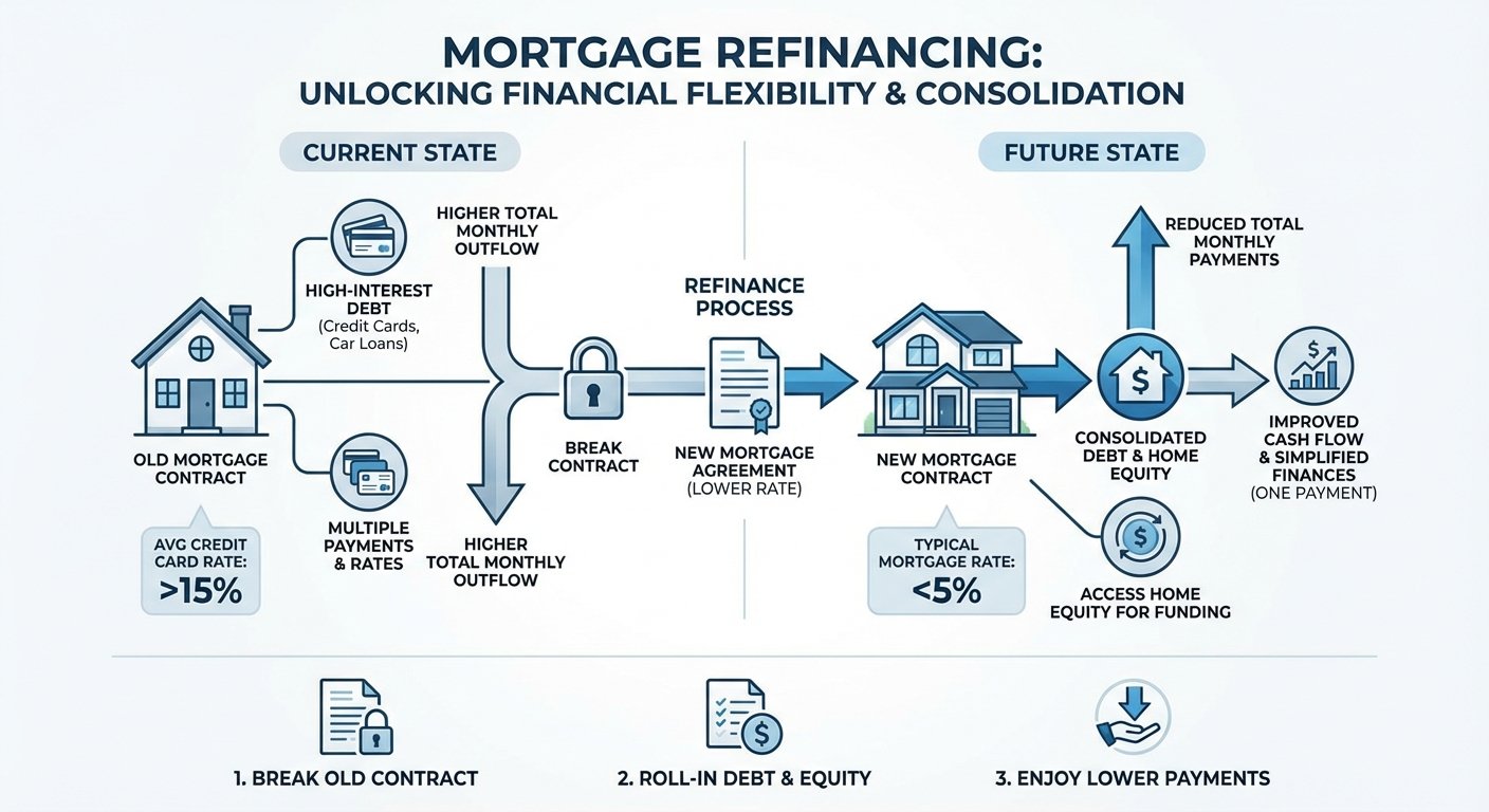 Key Benefits: Lowering Payments and Unlocking Equity