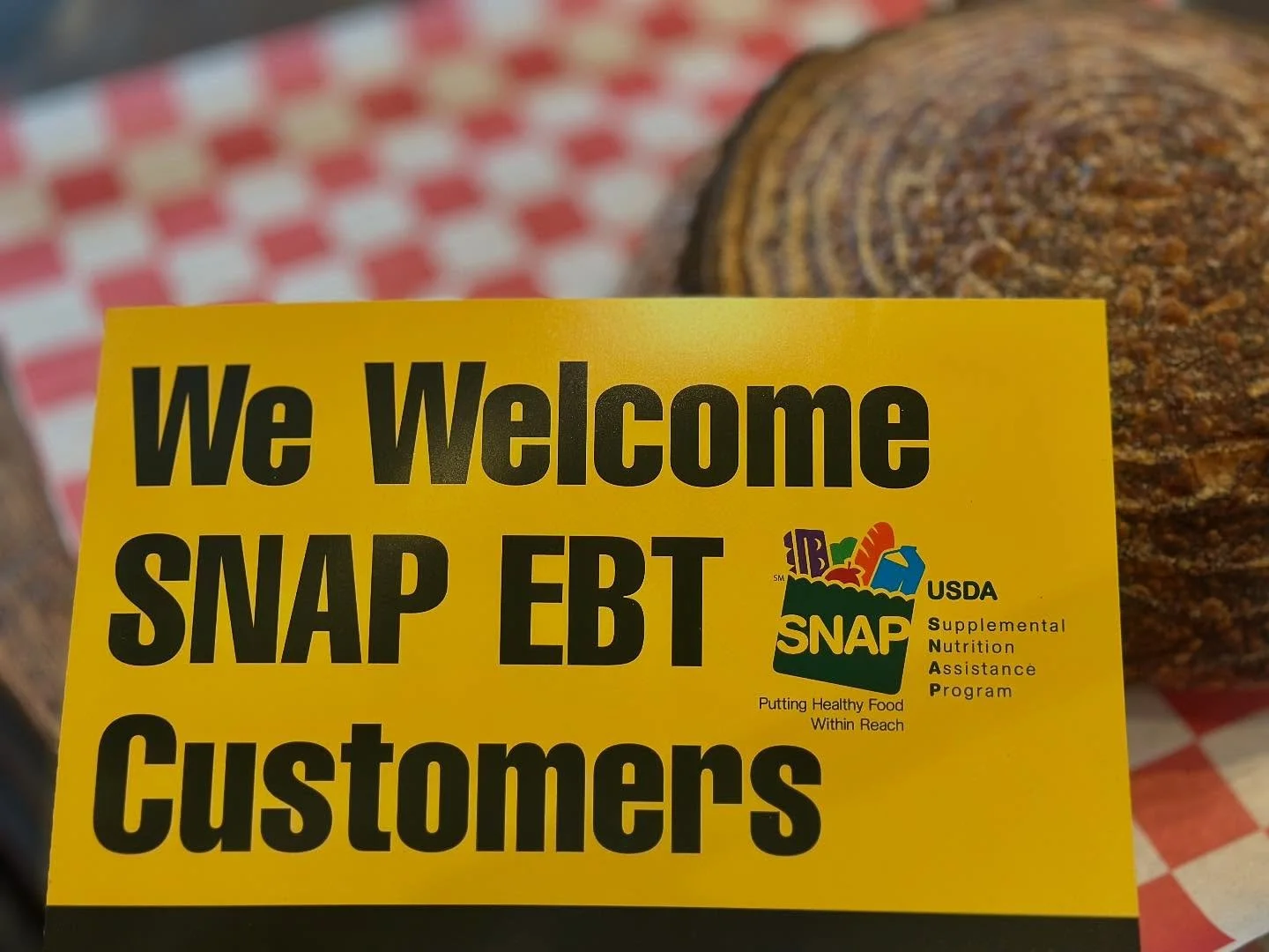 So excited to announce that we now officially accept SNAP EBT!

Bread is one of *the* most staple foods and the core of what we do, but we know access to our bread is still out of reach for many. Organic fresh-milled flours, sourcing locally, and wor