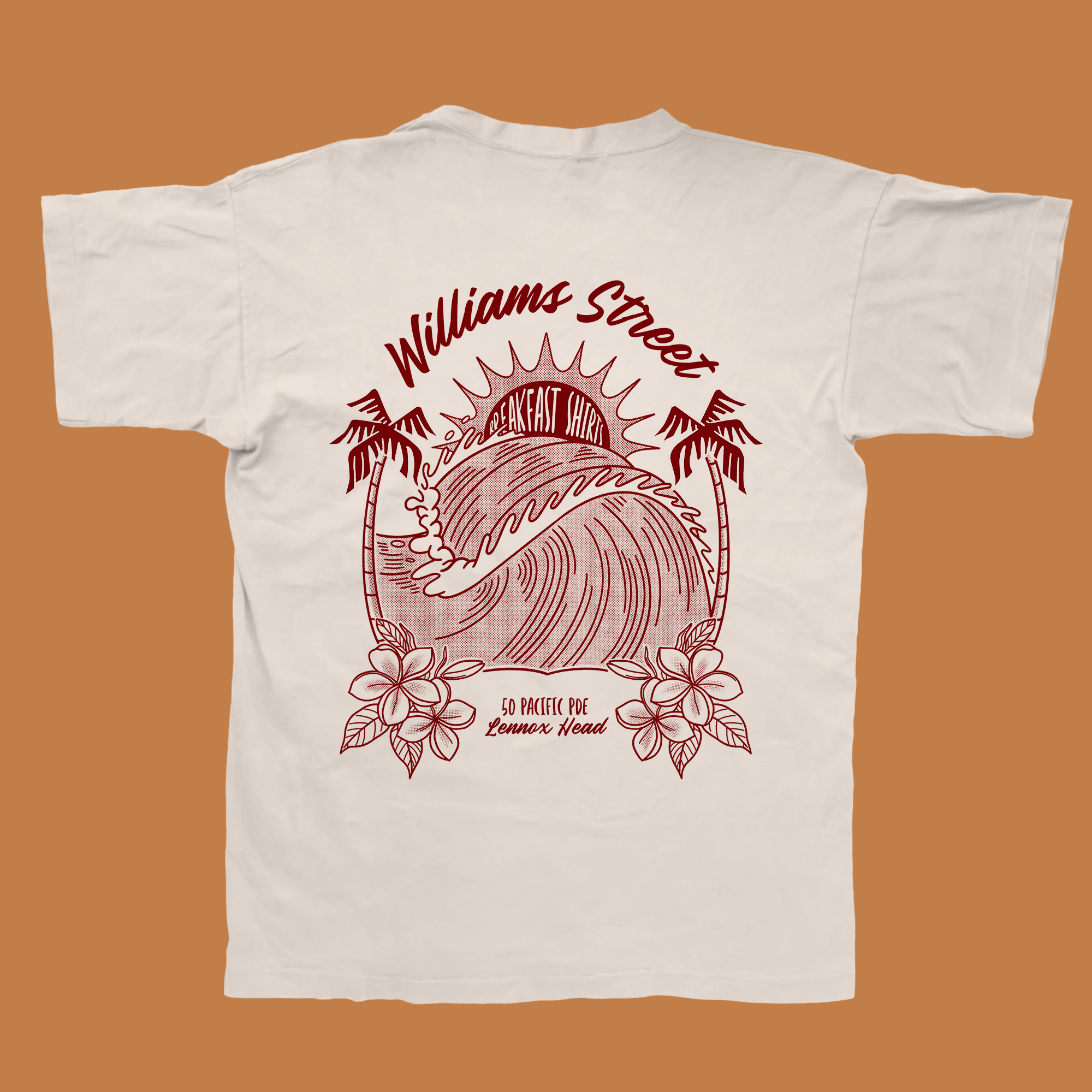 Breakfast Shirts x William Street - Back T-Shirt Design