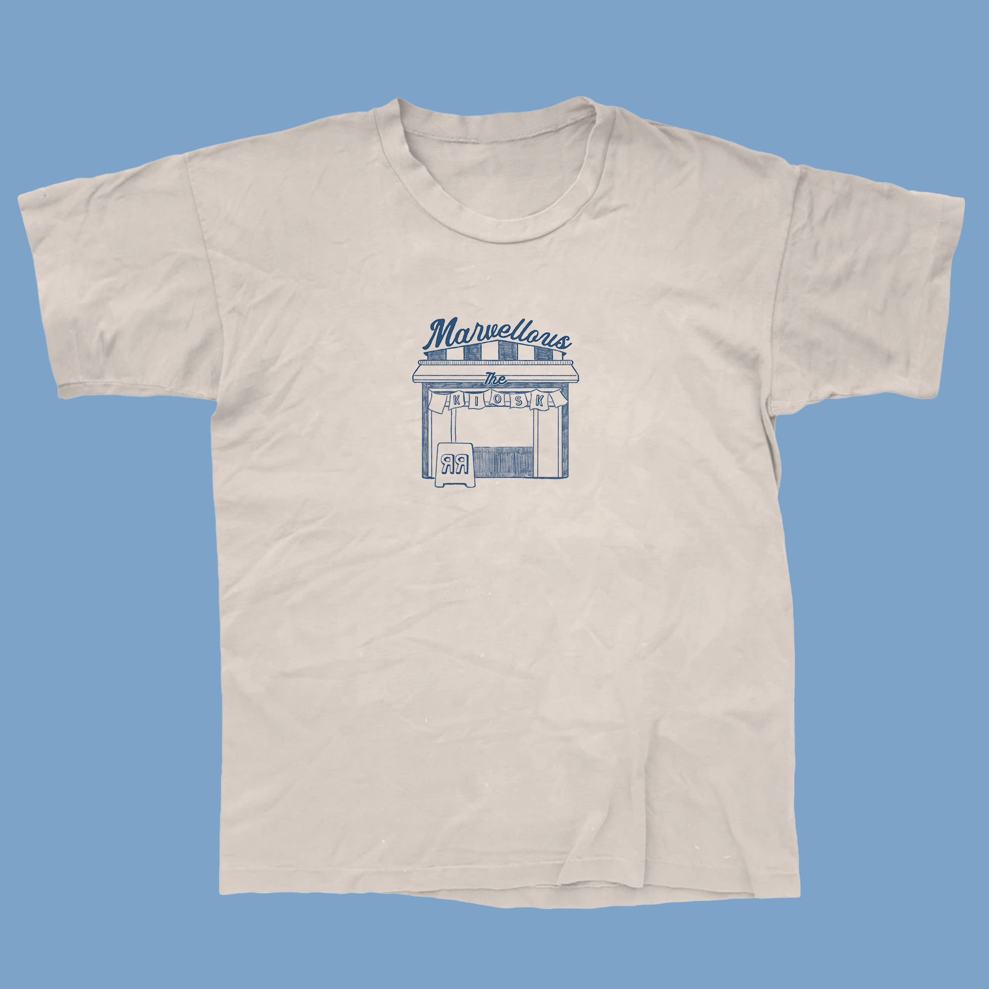 Breakfast Shirts x Guerrilla Roasters - Cream T-Shirt Front Design