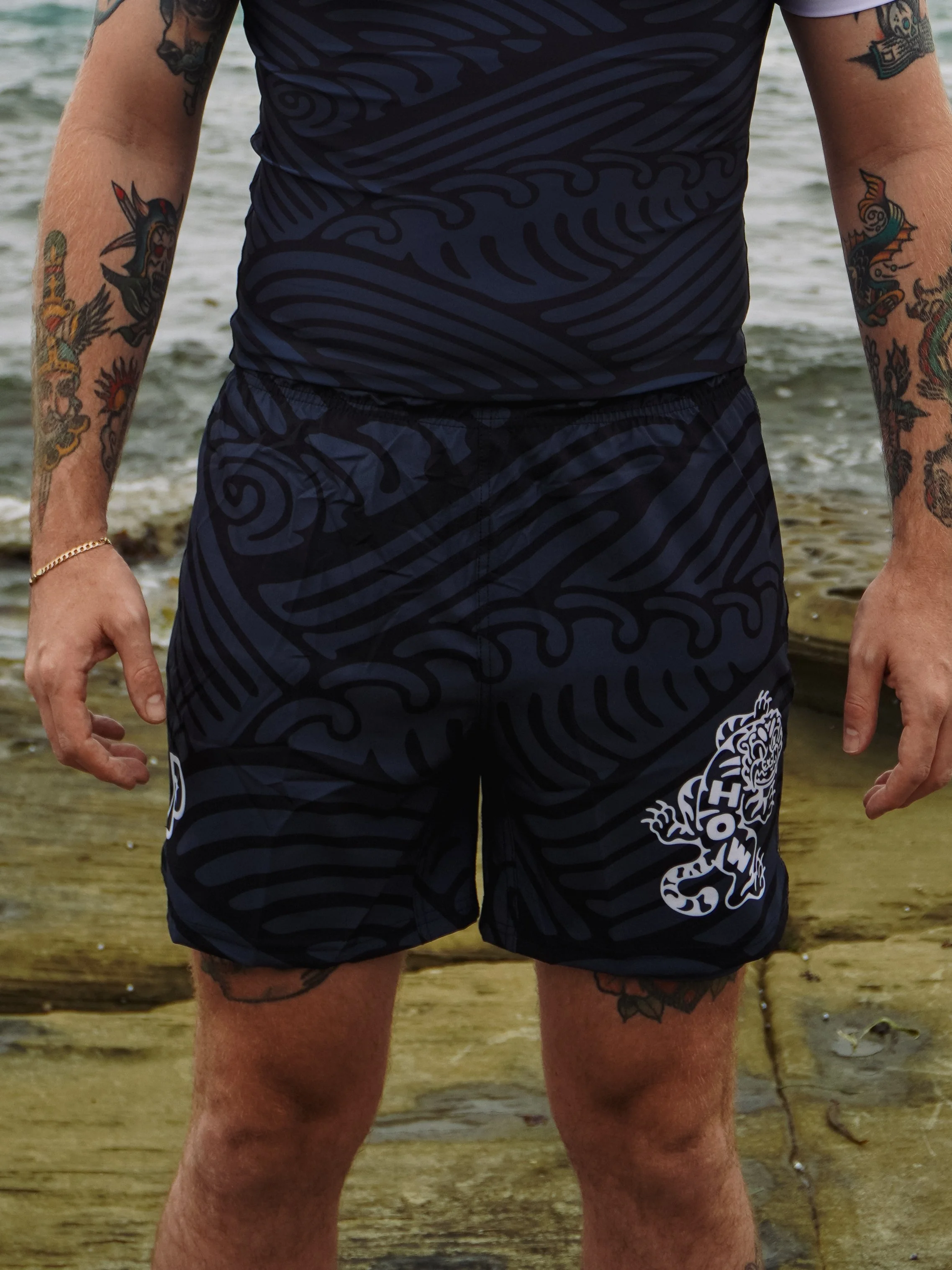 HOUSE OF WATER Jiu Jitsu - No Gi Set Design (Dark Wave)