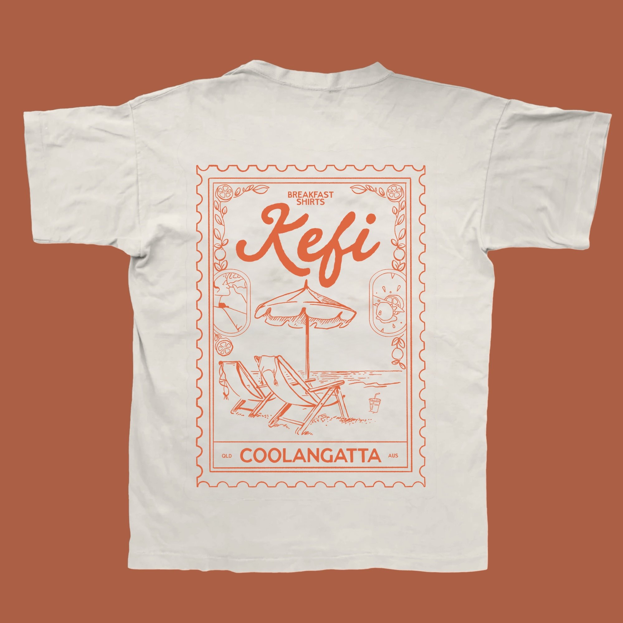 Breakfast Shirts x Kefi - Back T-Shirt Design