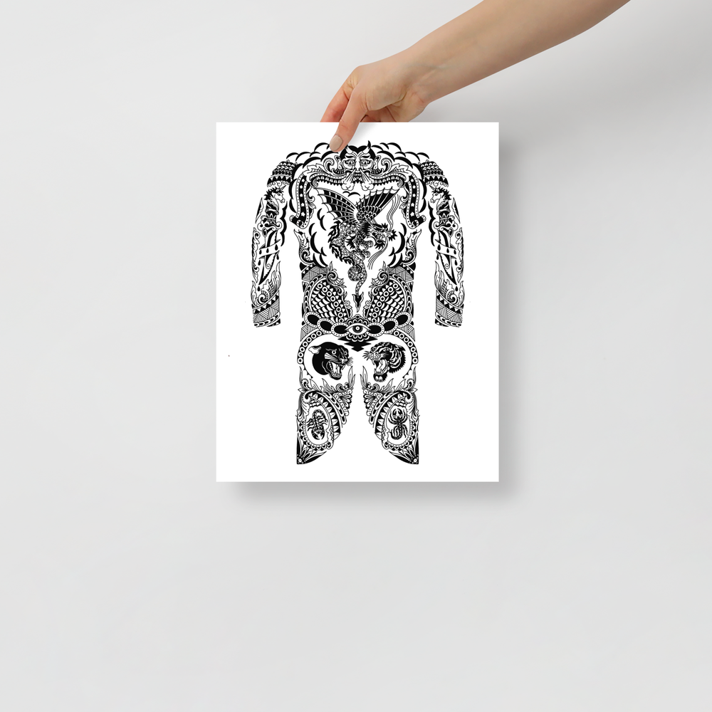 Print of Japanese Backpiece Tattoo Art | John Reardon | Brooklyn