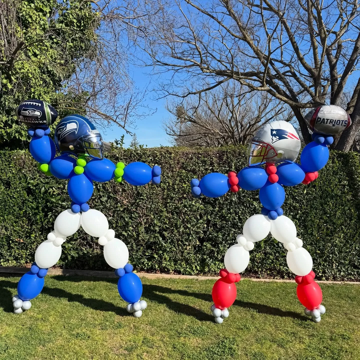 Who&rsquo;s ready for Super Bowl LX?! Let&rsquo;s go!!! 

#superbowllx #superbowlballoons #seahawks #patriots #balloonideas