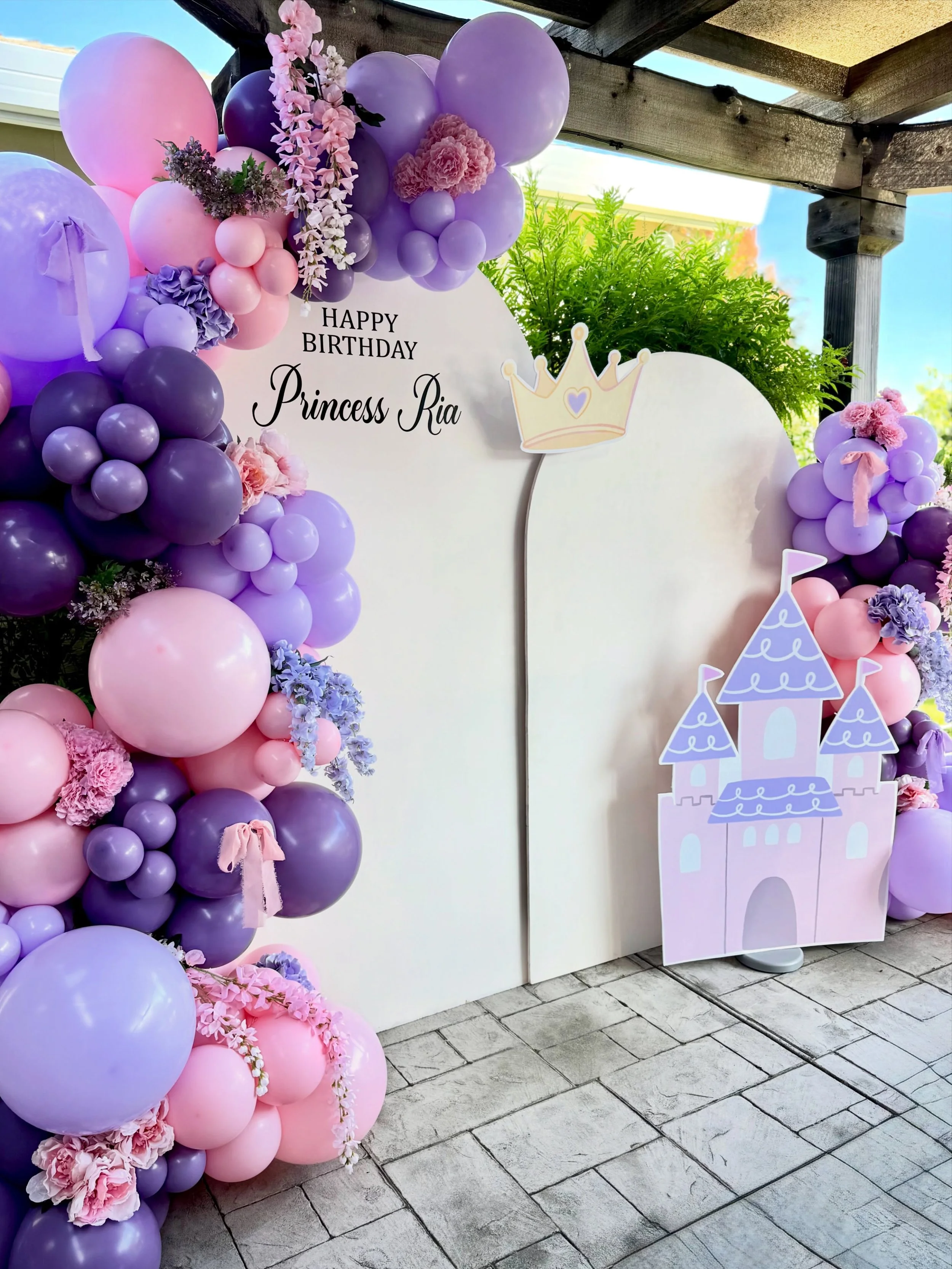 Happy Birthday Princess Ria ✨ 

Birthday party number 4 for this repeat client 🫶🏻

#BalloonDecor #PrincessBalloons #BalloonStylist #SanJoseBalloons #InflatedCreationsByBrittany