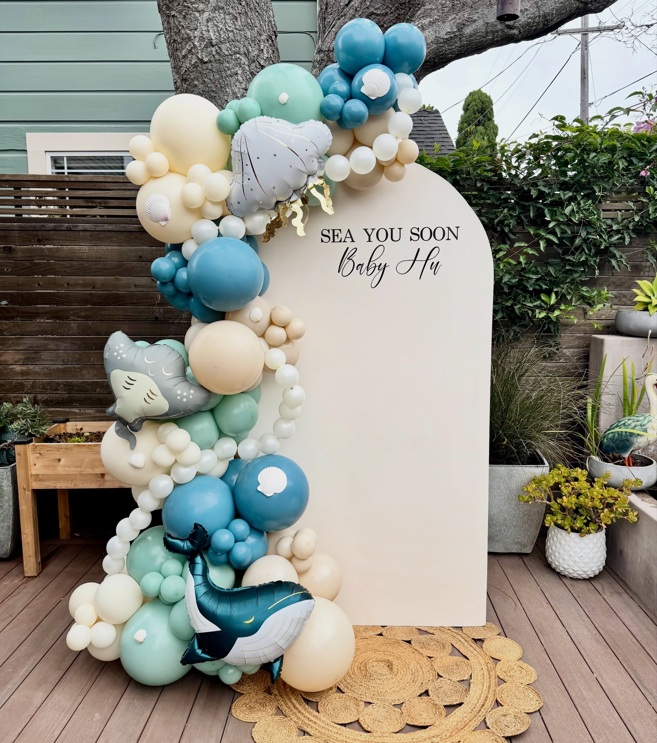 Sea you soon Baby Hu 🐋 🫧 🐚 

#BalloonDecor #SeaYouSoon #BayAreaBalloons #BabyShowerBalloons #InflatedCreationsByBrittany