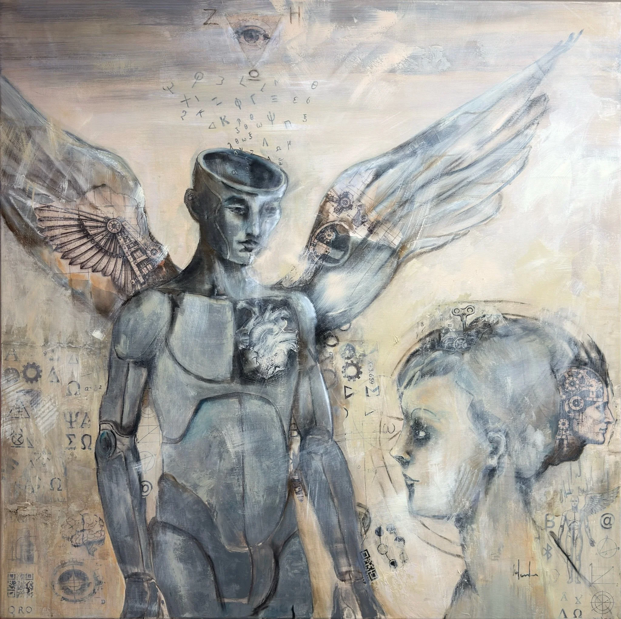 What Remains of Us 100X100 Mixed Media