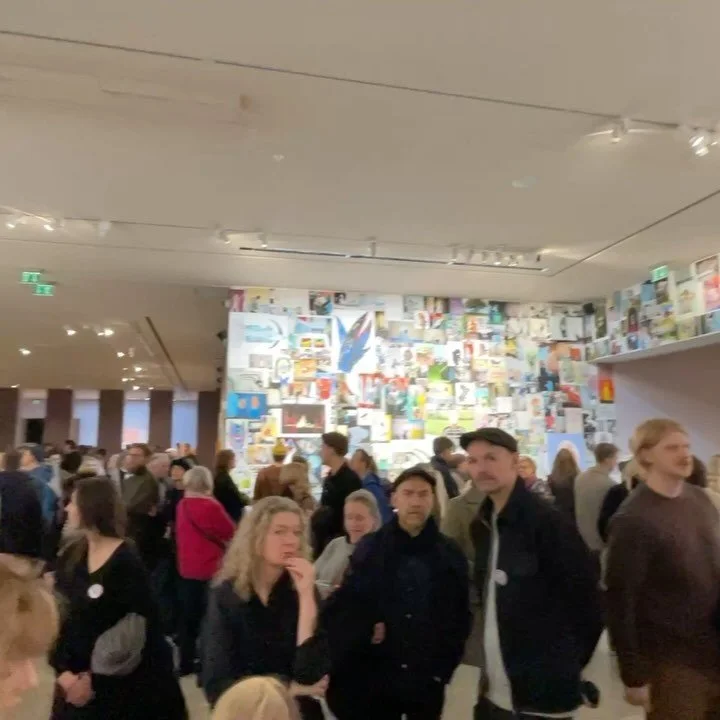 Fantastic opening night of @naebleroed solo show at ARKEN. Proud to have worked with Frederik to create the scrap book room with my photos and his drawings. Go see! And please save the date 8/5-2025 for our upcoming book launch at ARKEN! @friispublic