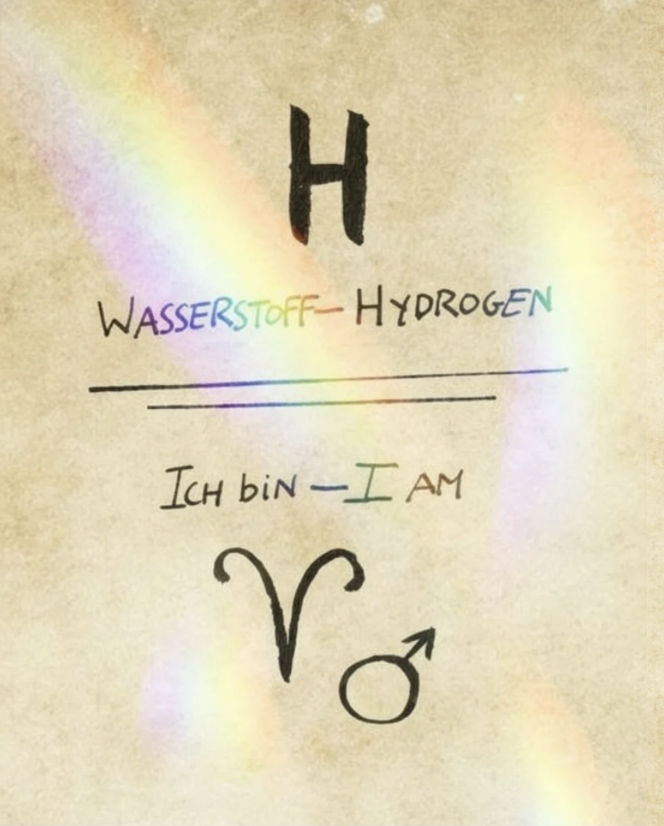 Ich bin Wasserstoff - Widder - Tag 1