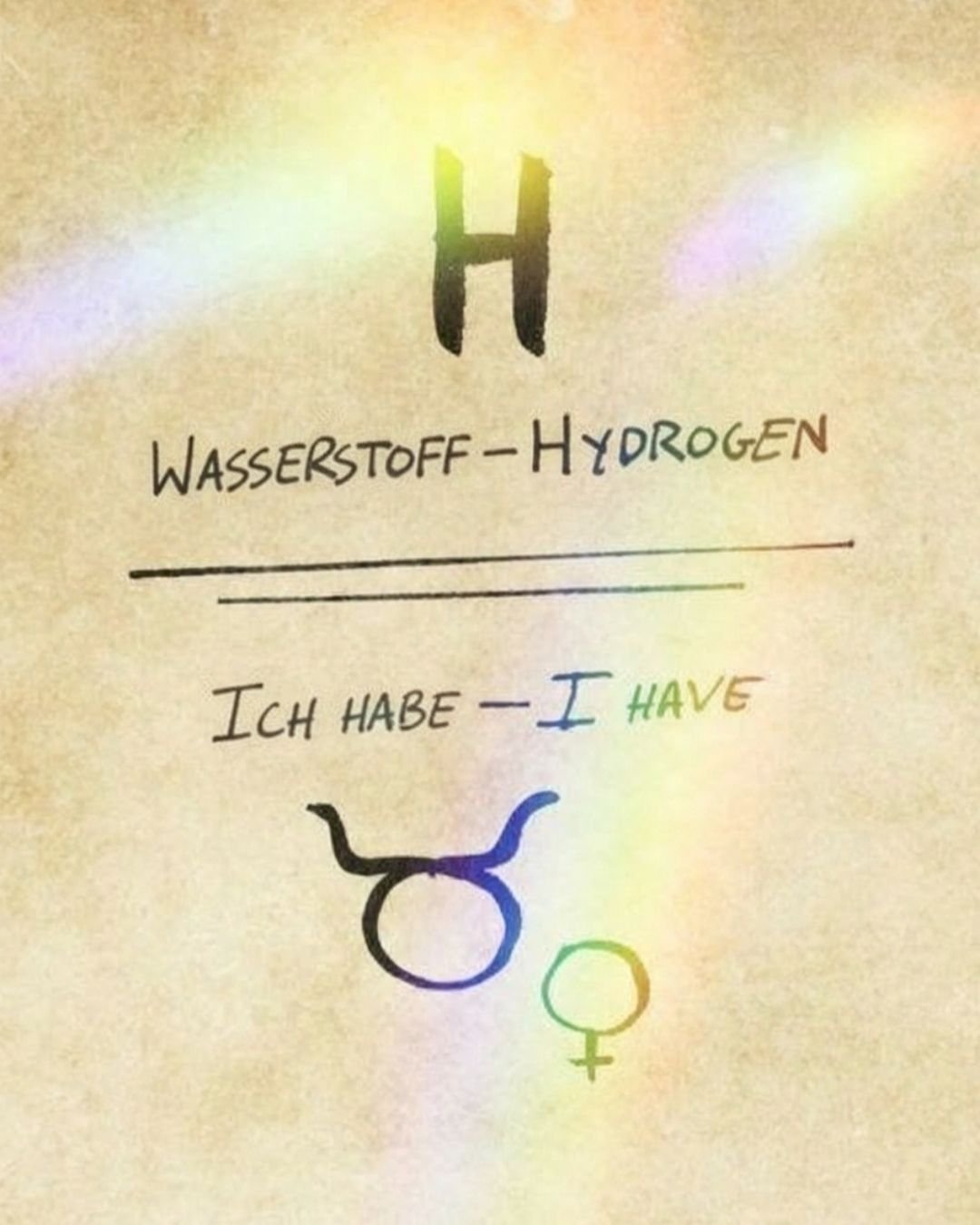 Ich habe Wasserstoff - Stier - Tag 2