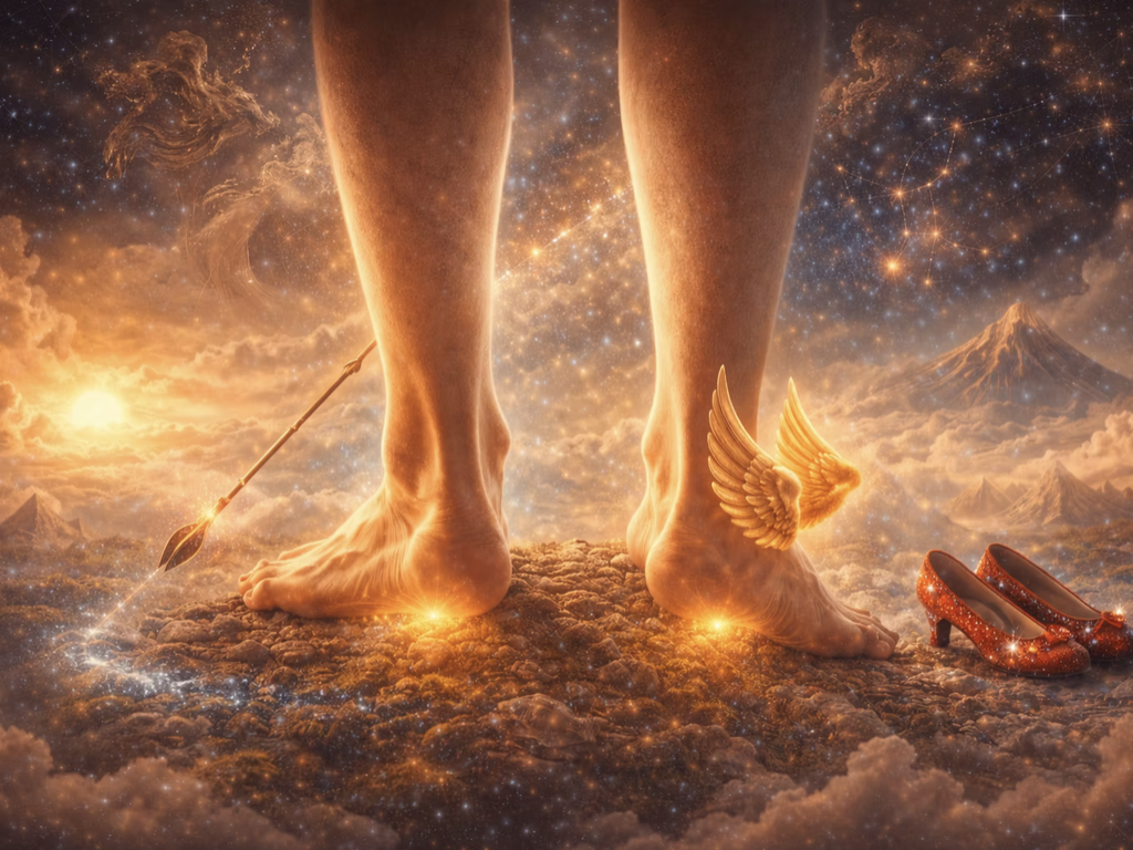 Mati hier an der Ferse