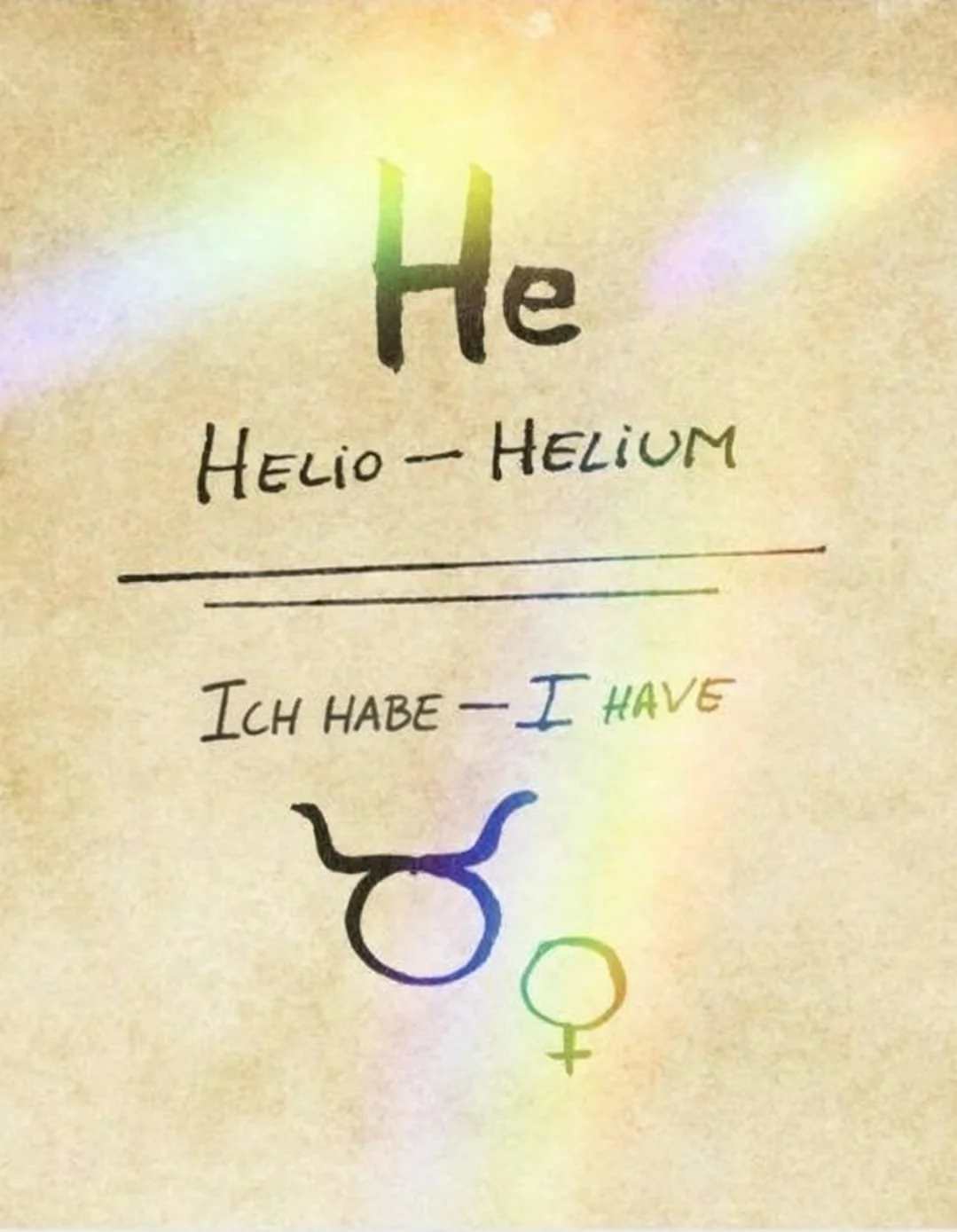 Ich habe Helium