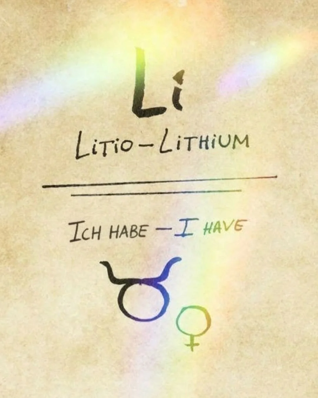 Ich habe Lithium