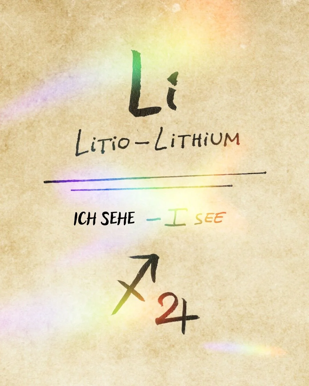 Ich sehe Lithium