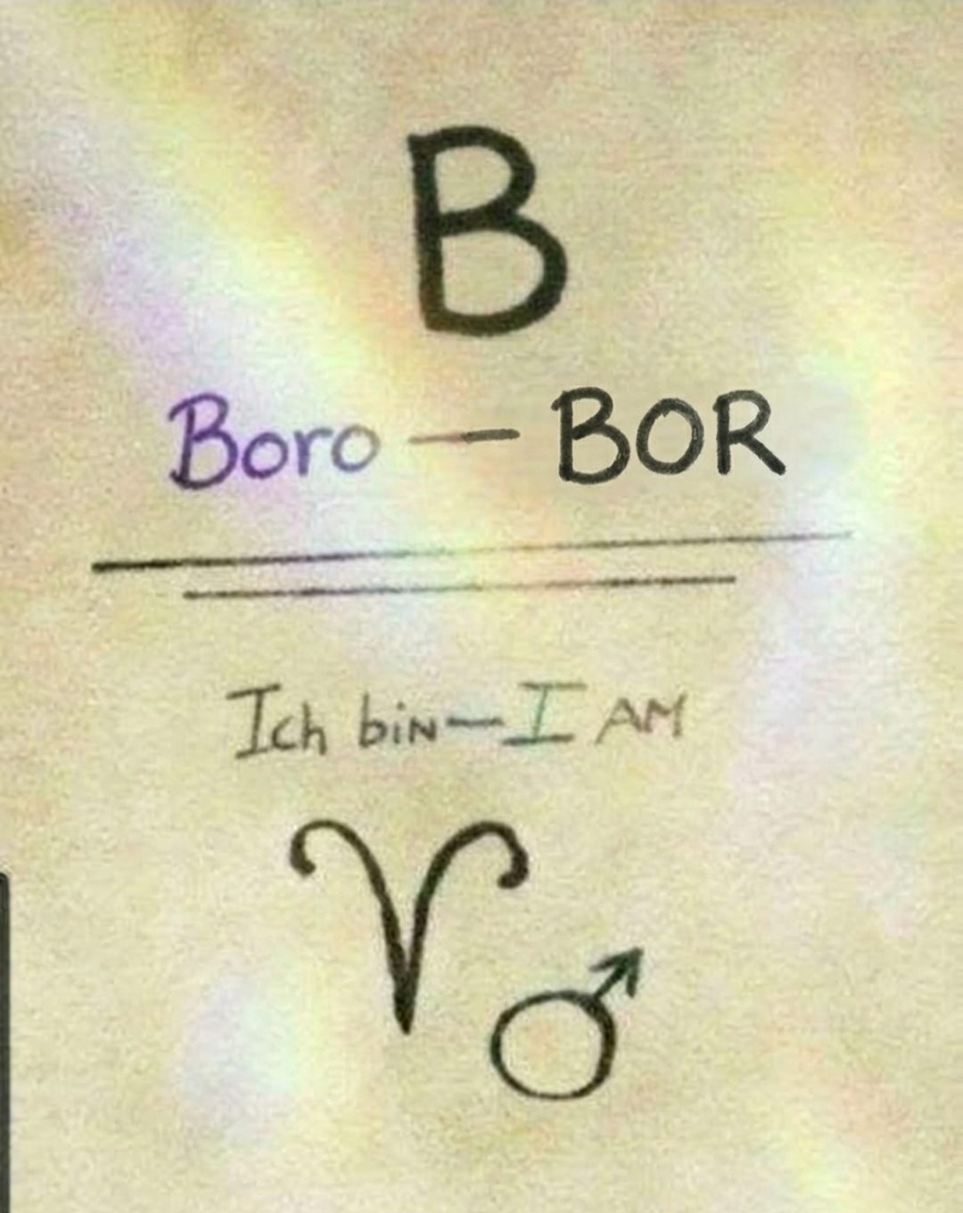 Ich bin Bor