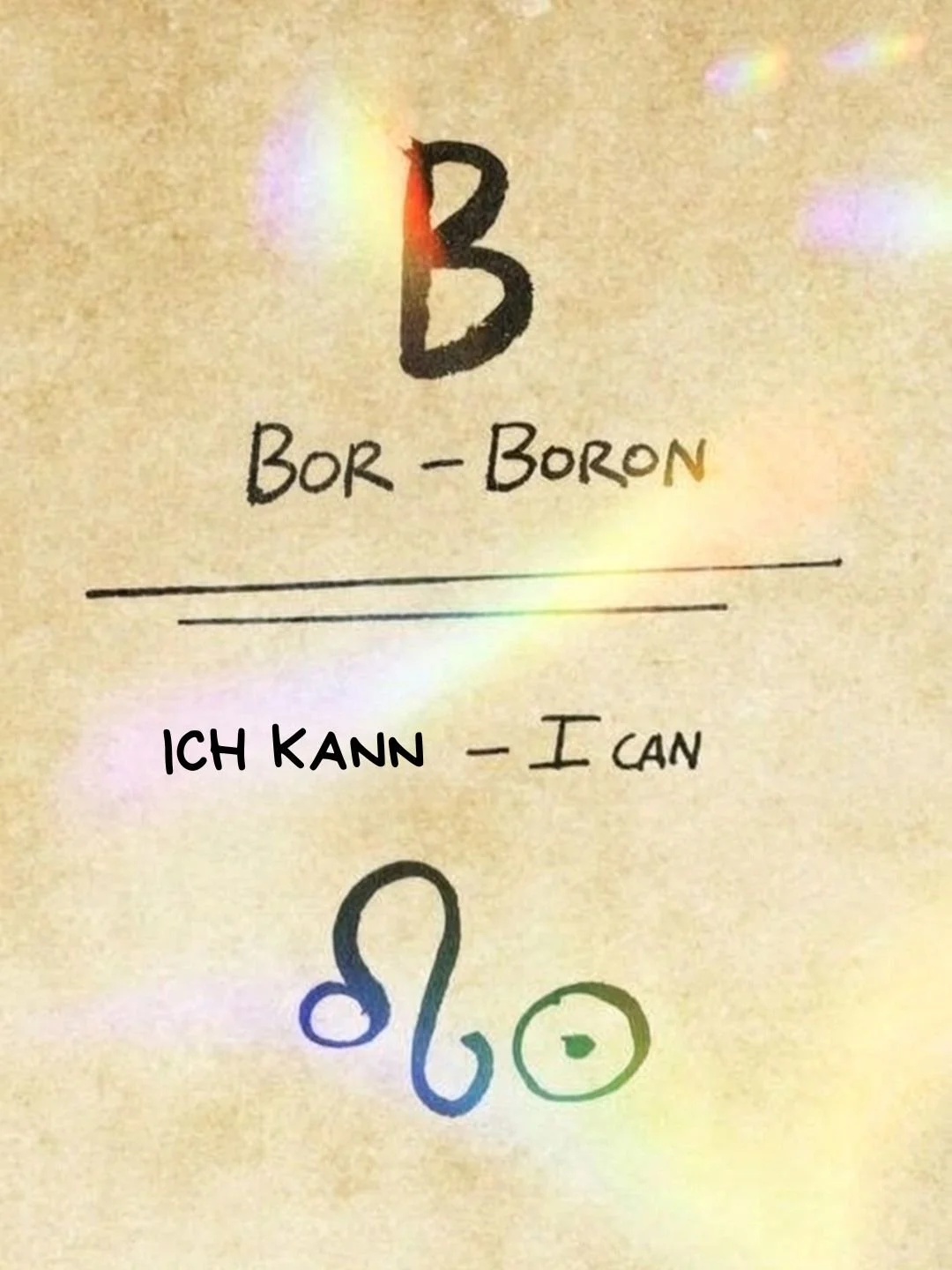 Ich kann Bor