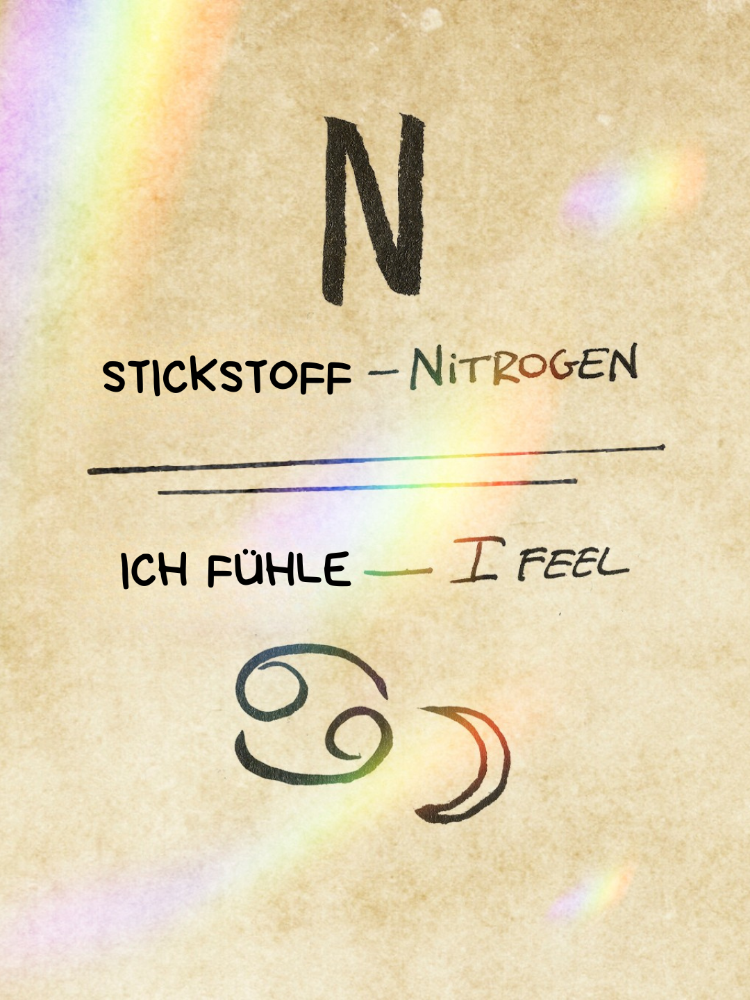 Ich fühle Stickstoff