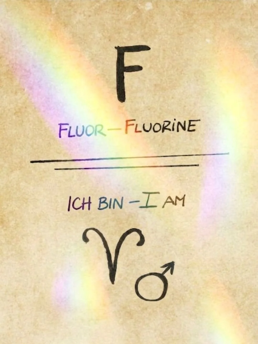 Ich bin Fluor