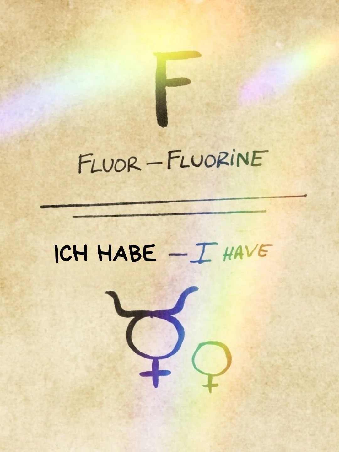 Ich habe Fluor