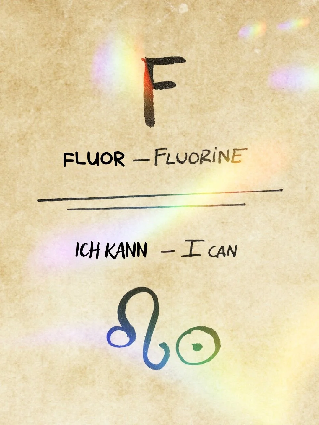 Ich kann Fluor