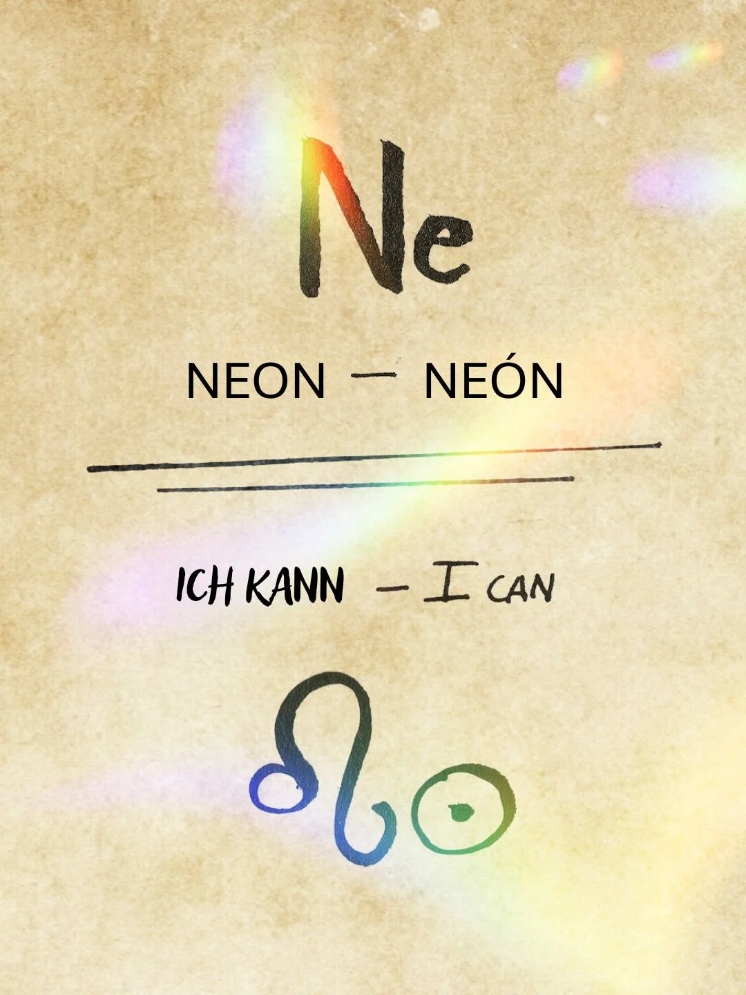 Ich kann Neon