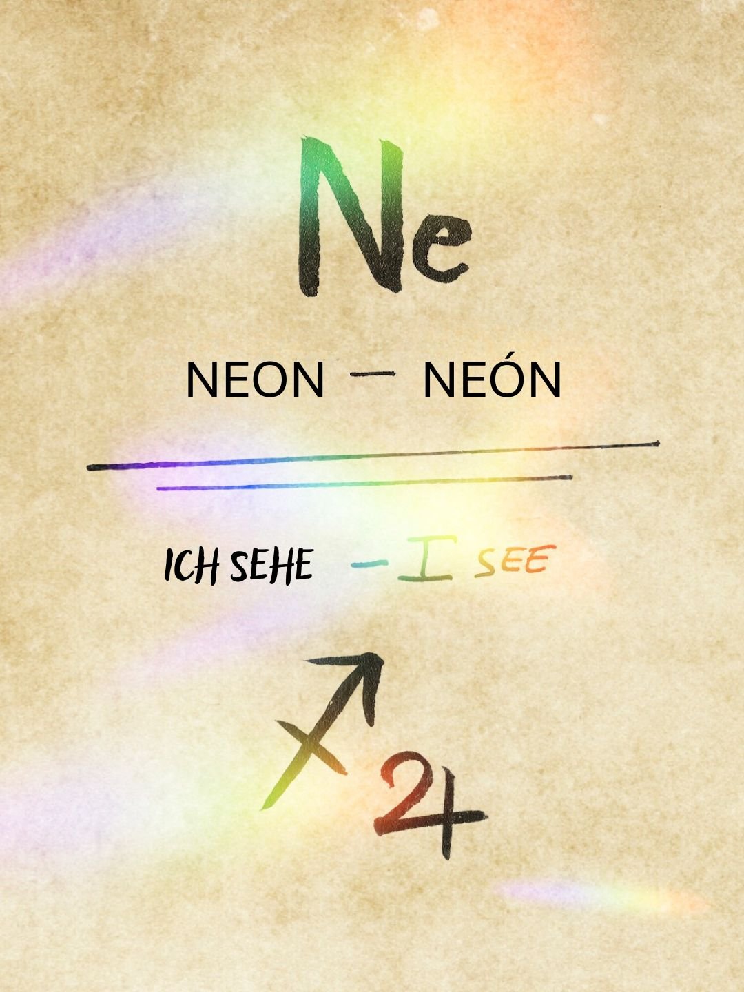 Ich sehe Neon