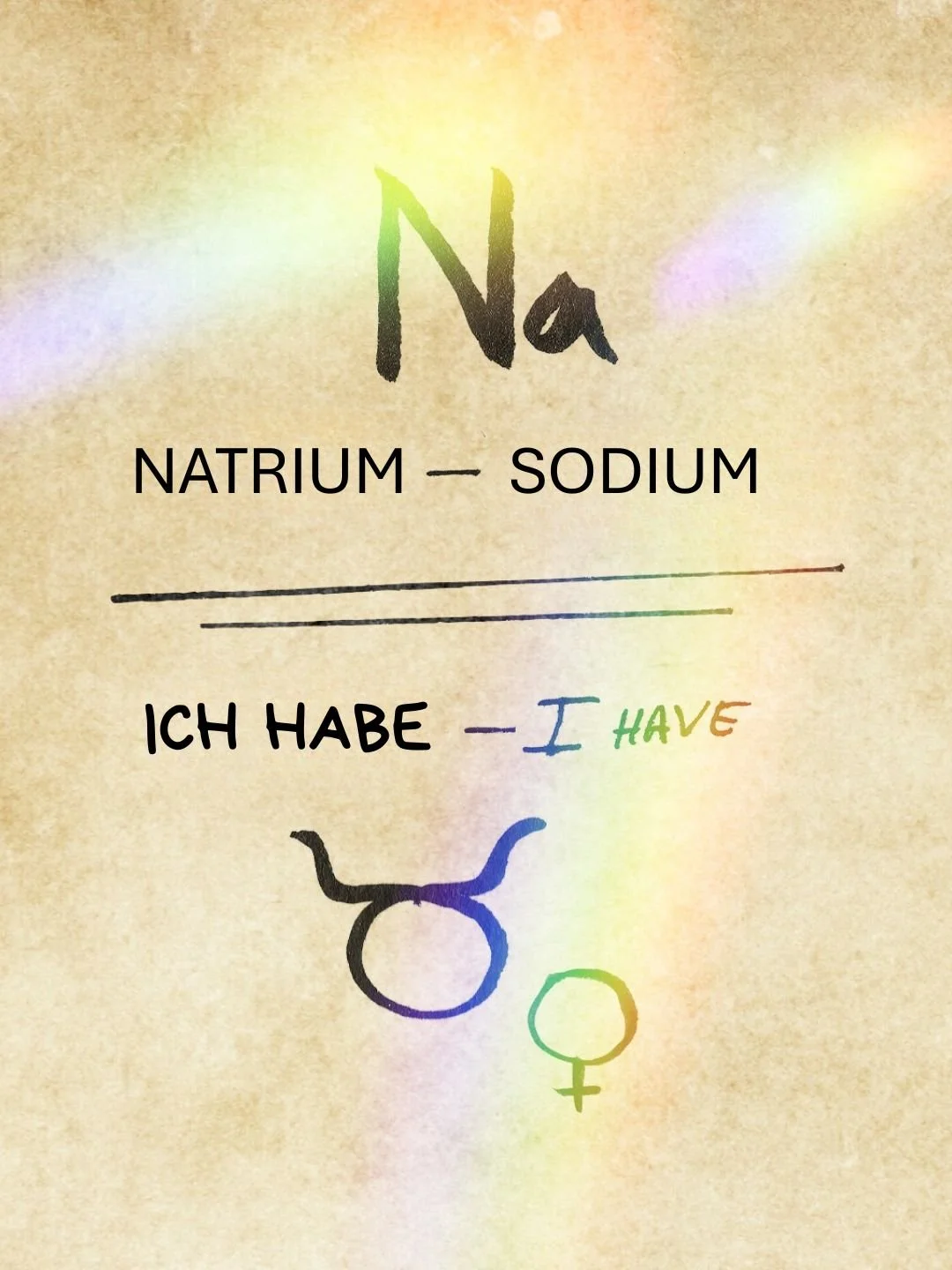 Ich habe Natrium