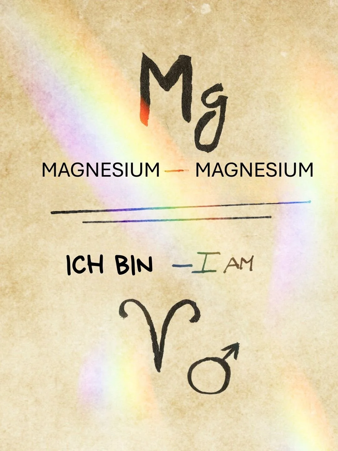 Ich bin Magnesium
