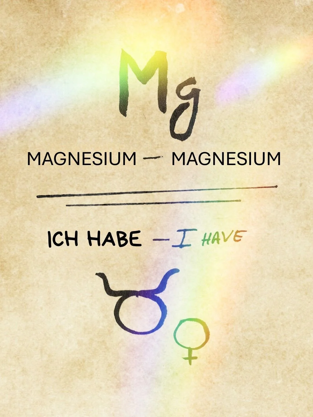 Ich habe Magnesium