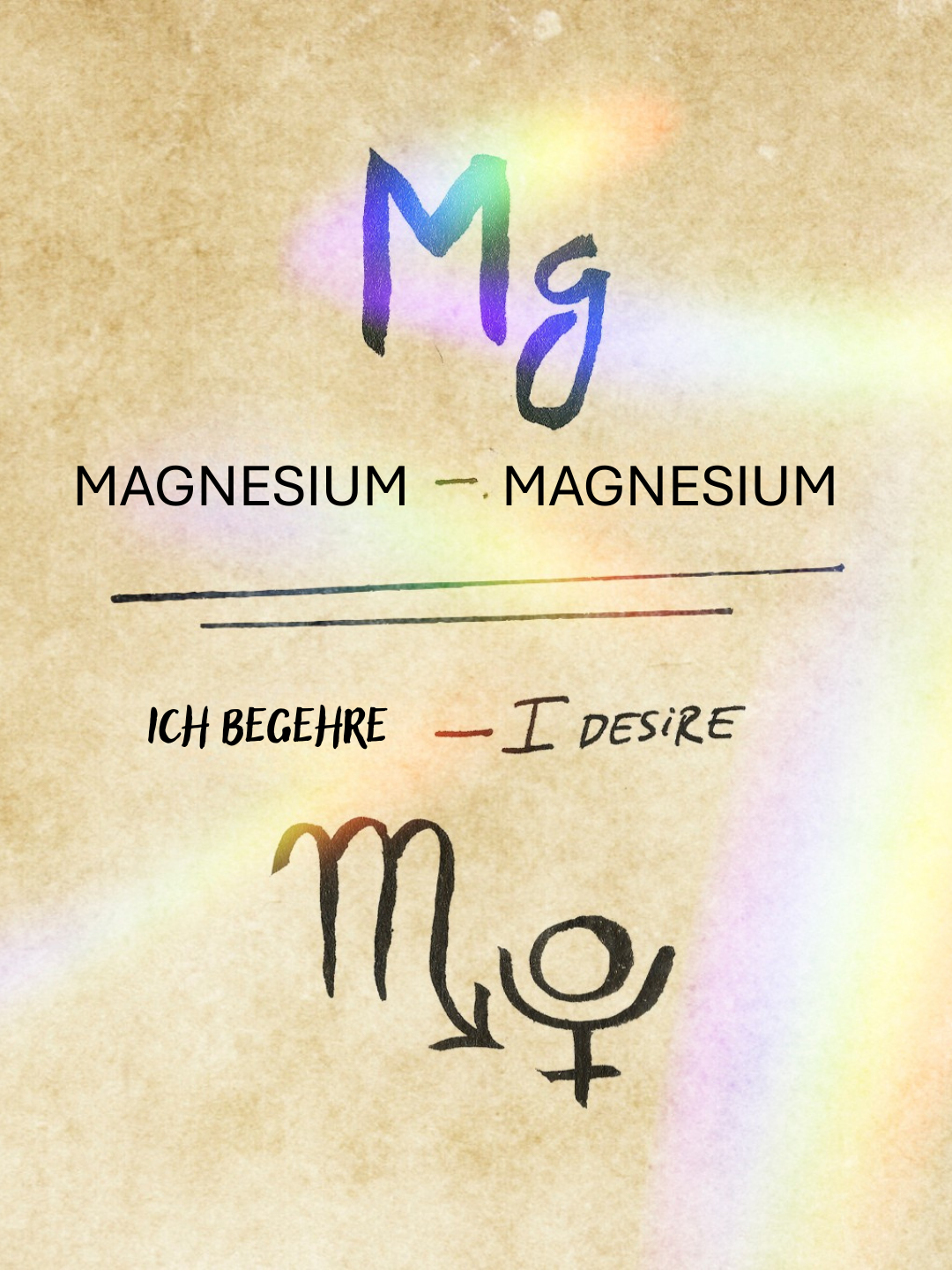 Ich transformiere Magnesium