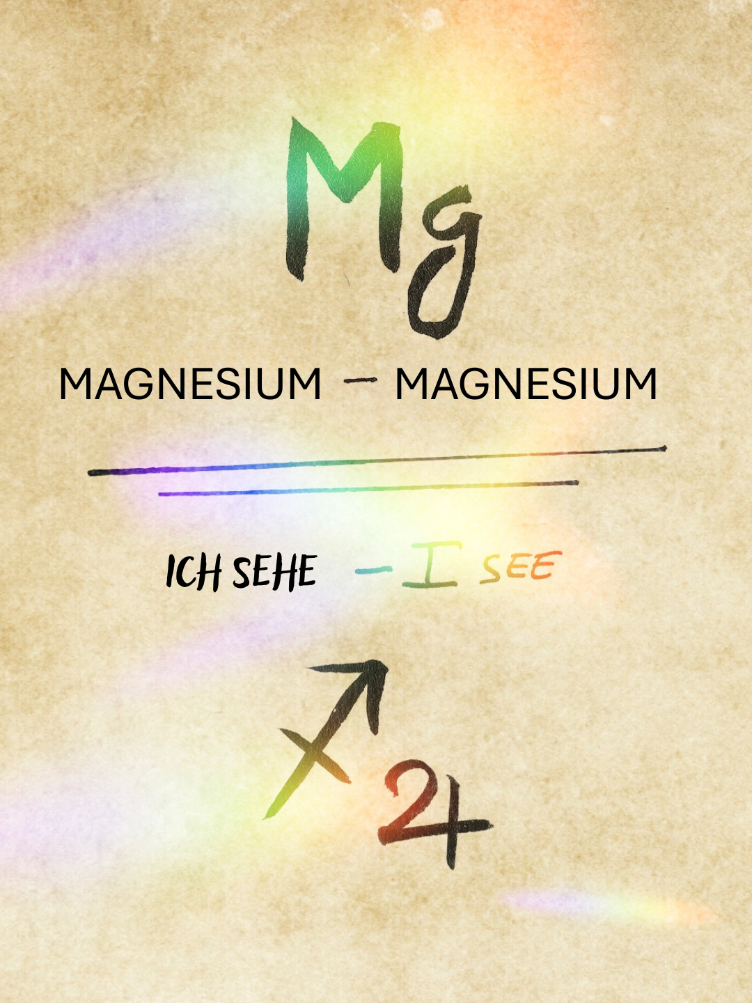 Ich sehe Magnesium