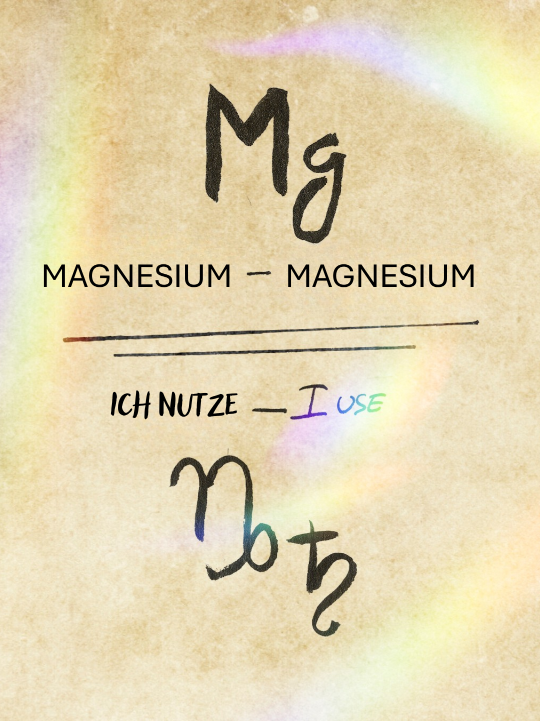 Ich nutze Magnesium