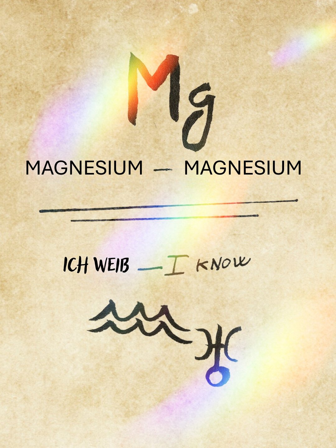 Ich weiß Magnesium