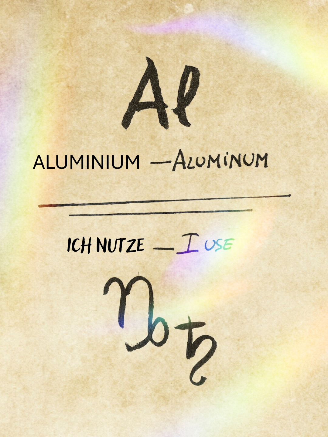 Ich nutze Aluminium