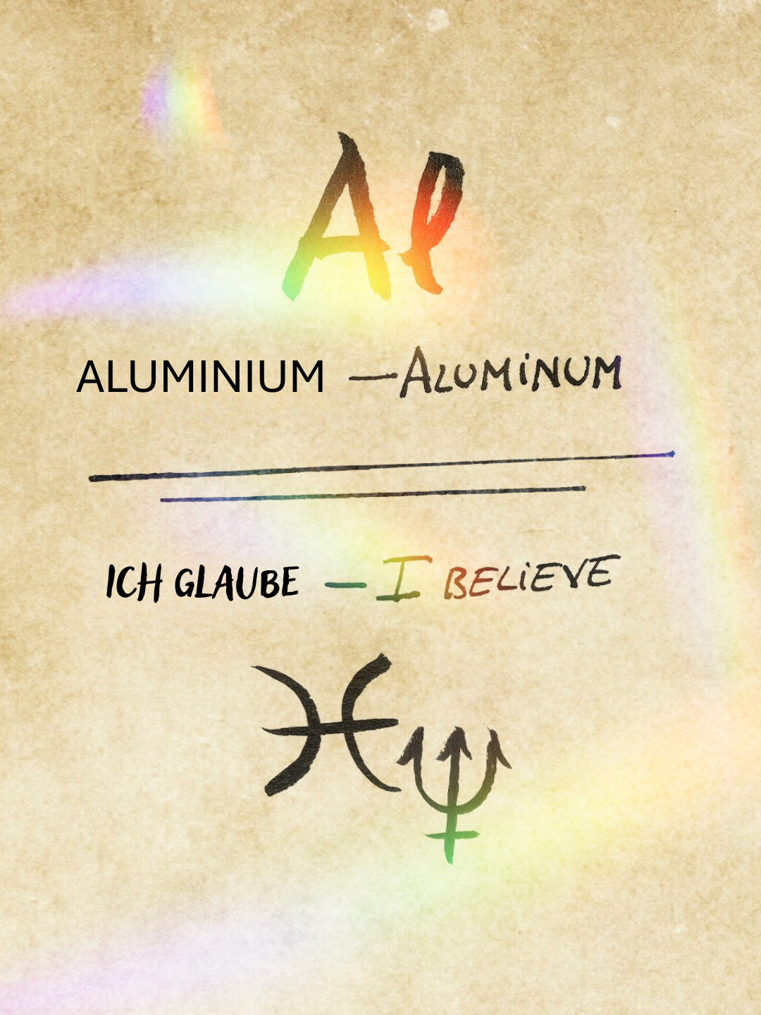 Ich glaube Aluminium