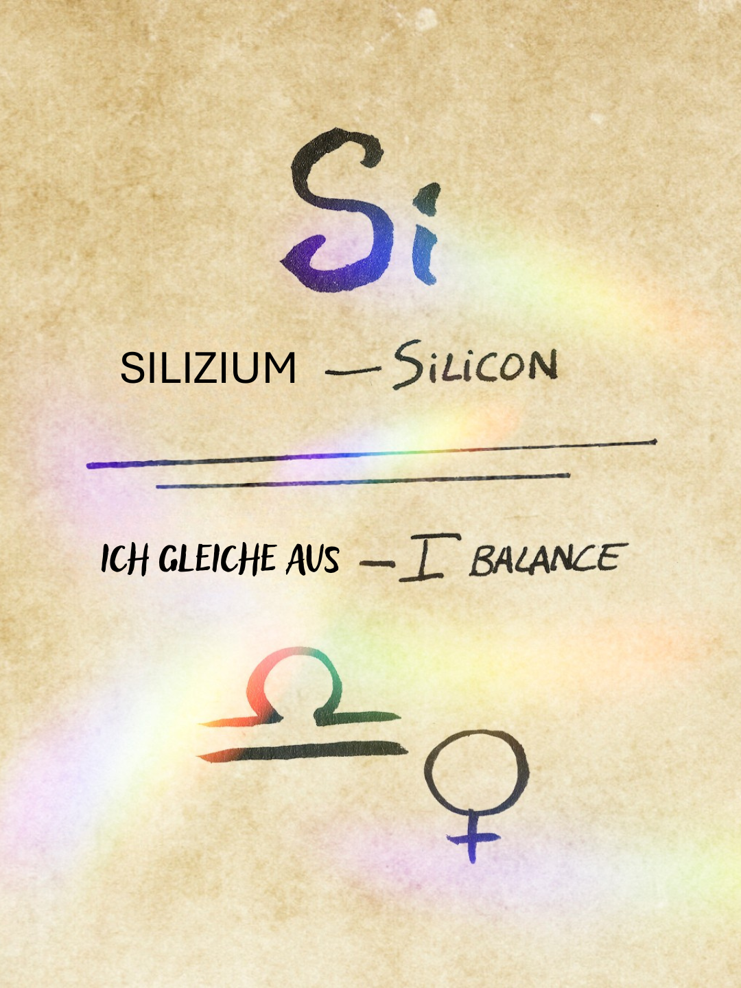Ich gleiche Silizium aus