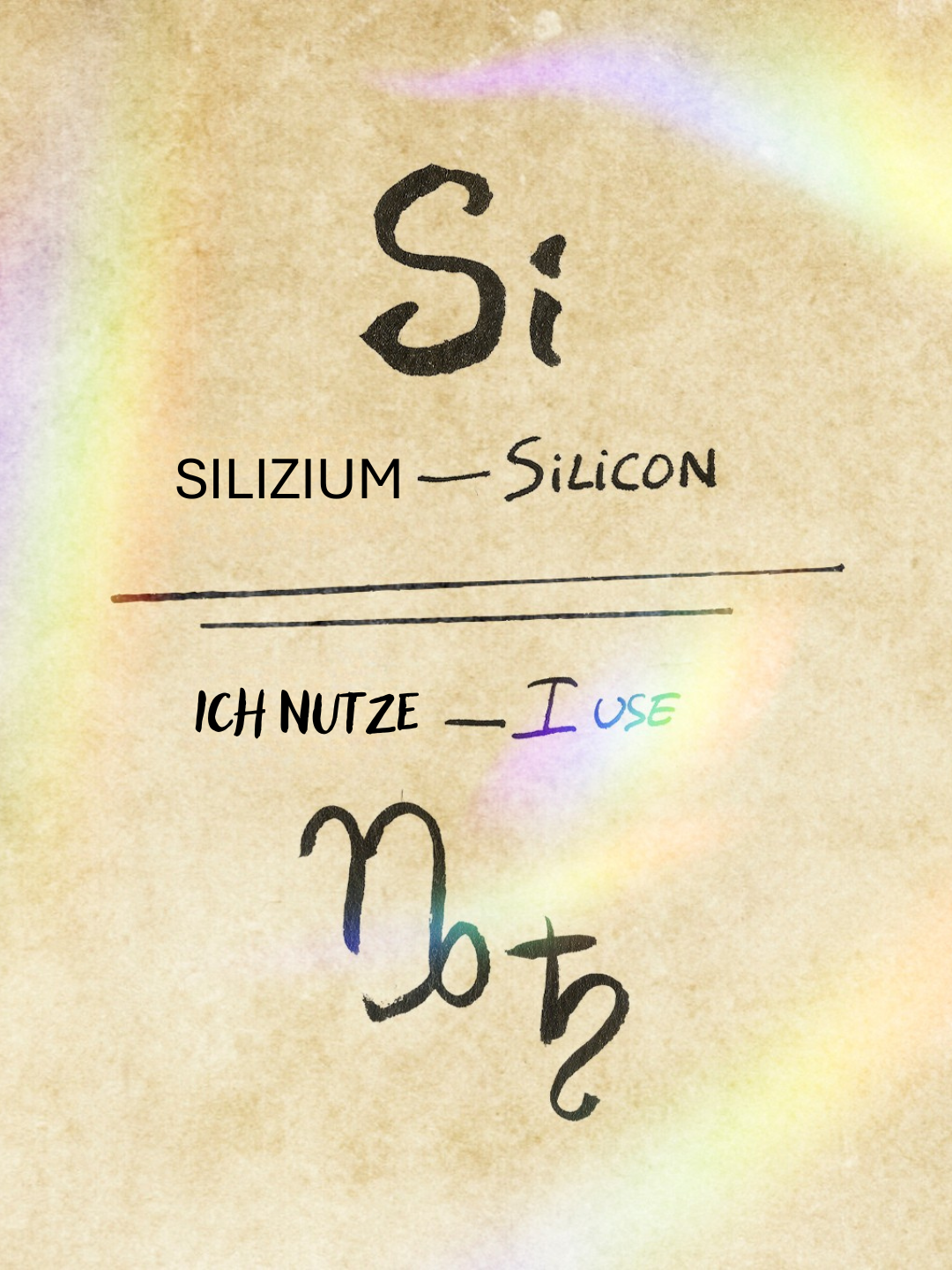Ich nutze Silizium