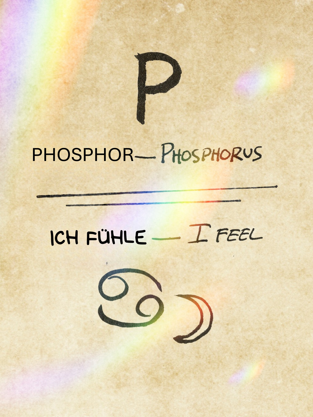 Ich fühle Phosphor