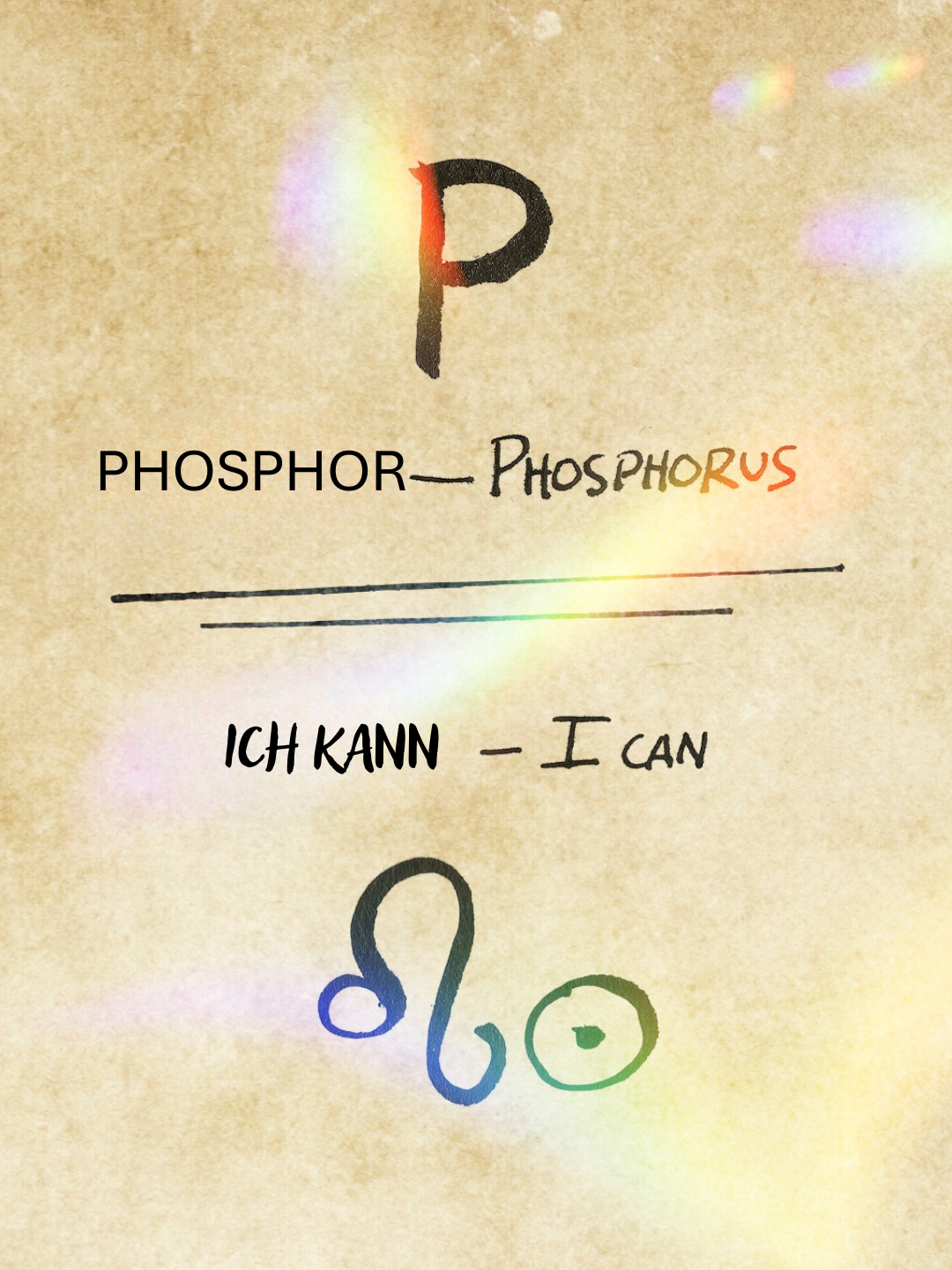 Ich kann Phosphor