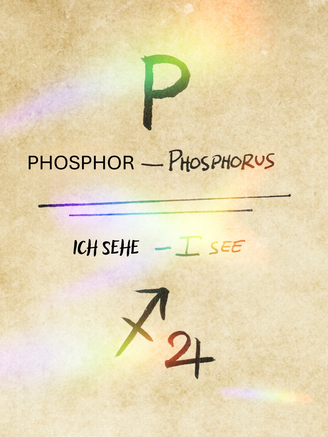 Ich sehe Phosphor