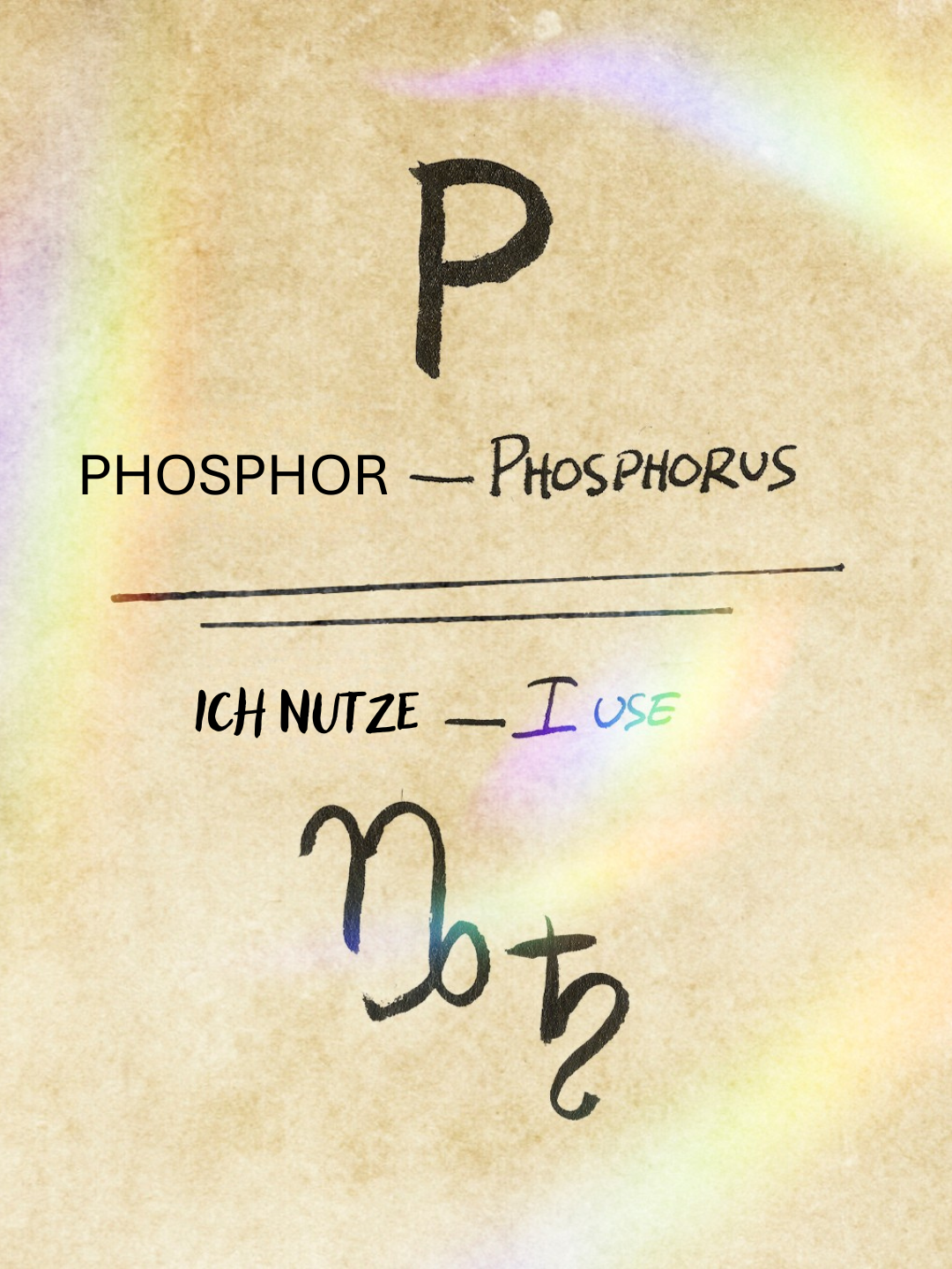 Ich nutze Phosphor