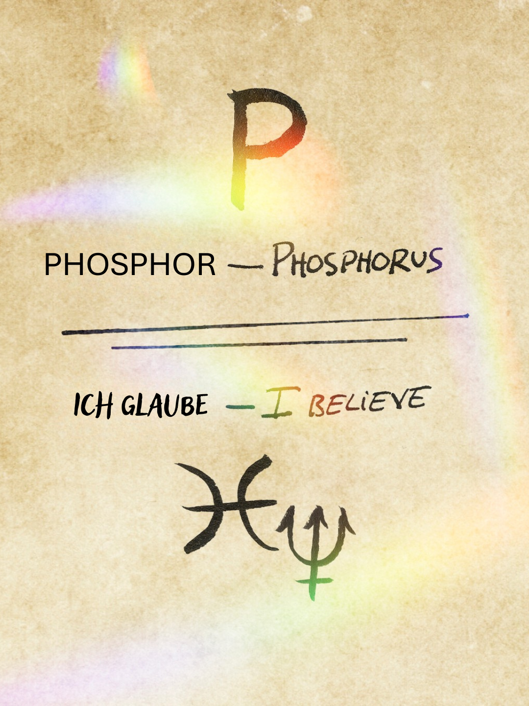 Ich glaube Phosphor
