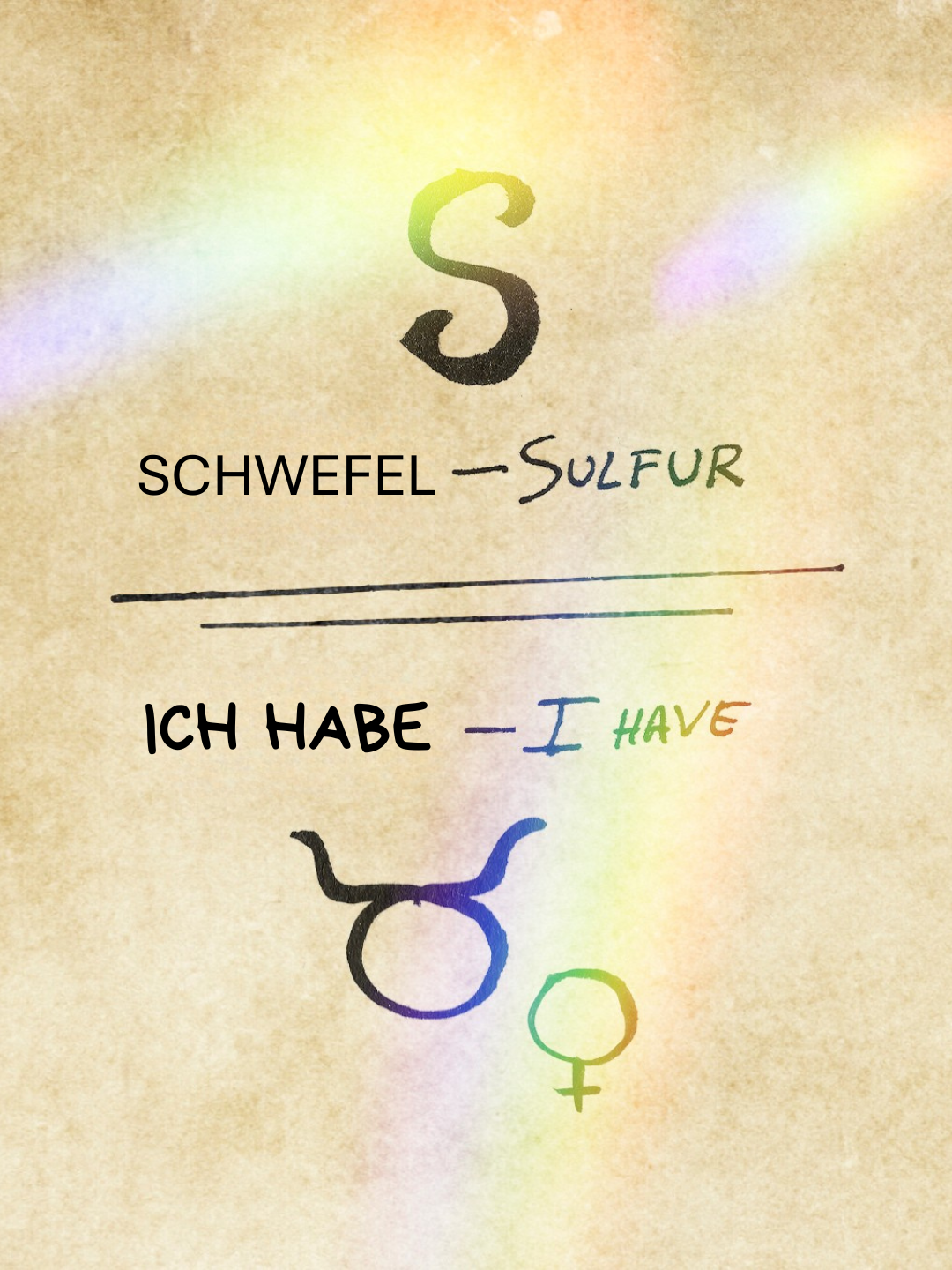 Ich habe Schwefel