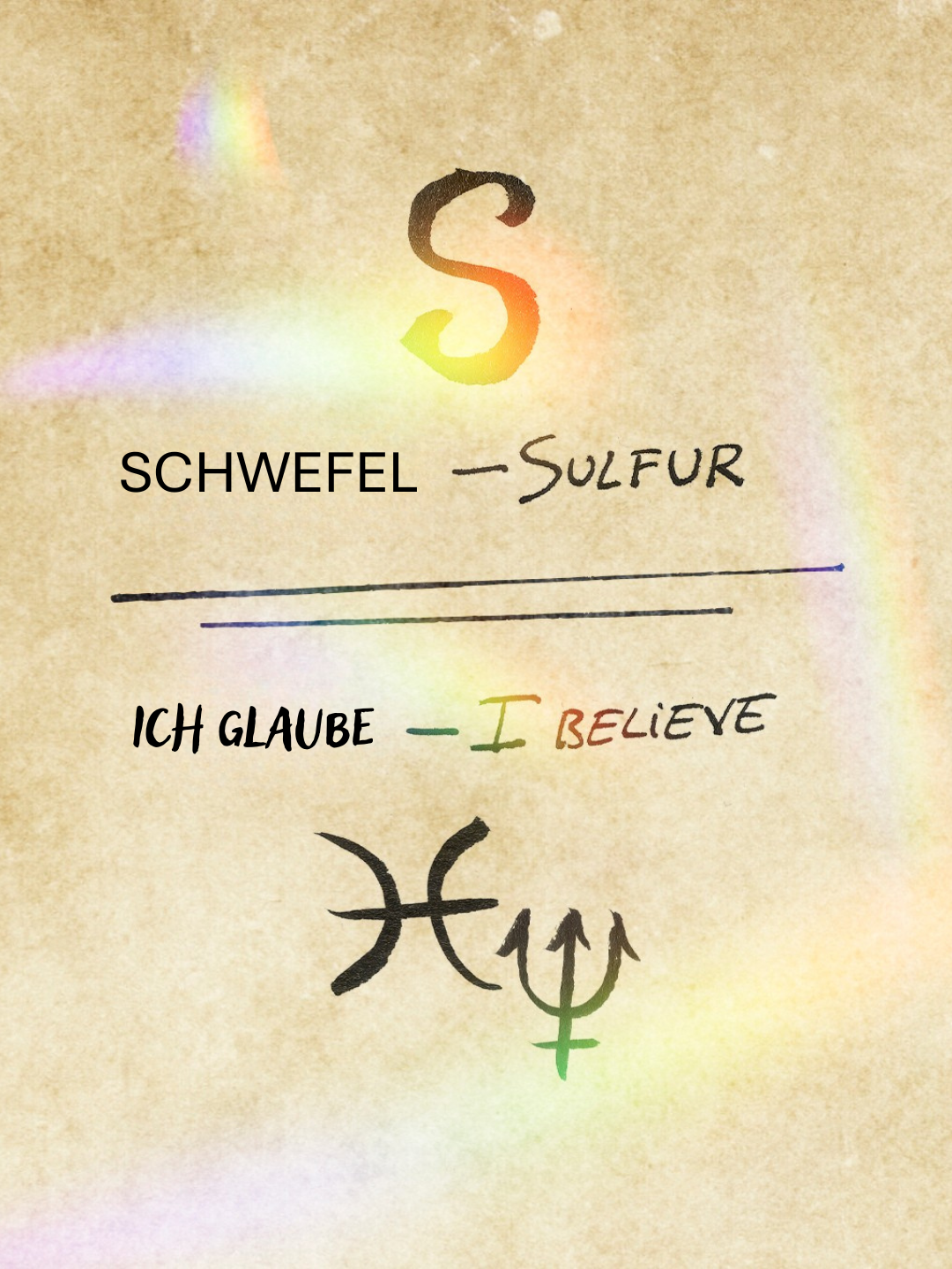 Ich glaube Schwefel