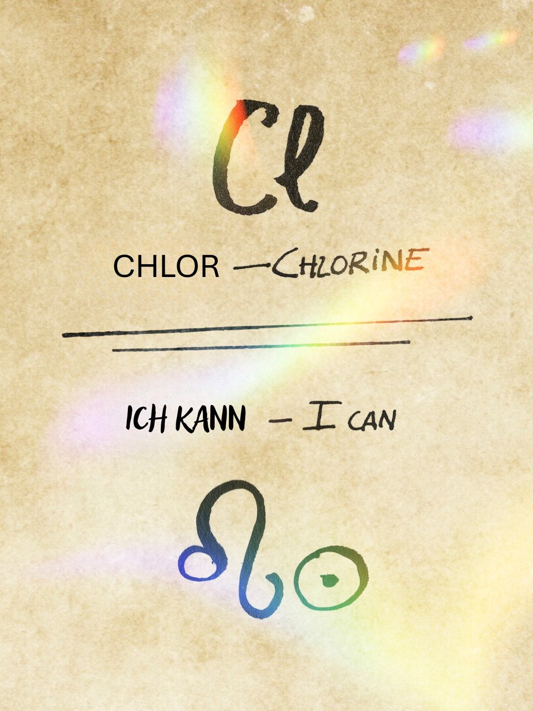 Ich kann Chlor