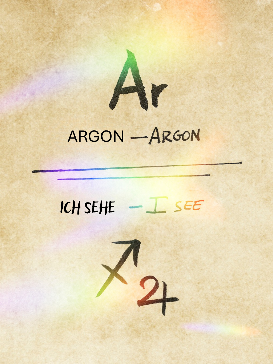 Ich sehe Argon